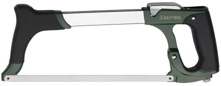 Ножовка по металлу KRAFTOOL GRAND, быстрое рычажное натяжение, биметаллическое полотно, обрезиненные рукоятки, 300 мм 15802_z01 купить в Уфе