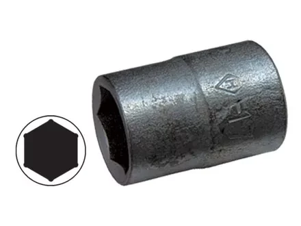 Головка торцевая, 6-гранная, 12 мм, CrV, оцинкованная  SPARTA 136165 купить в Уфе