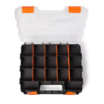 Кейс-органайзер двухсторонний с 10 отделениями, серия «ПРОФИ» КВТ купить в Уфе