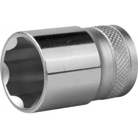 Торцовая головка KRAFTOOL &quot;INDUSTRIE QUALITAT&quot;, Cr-V, SUPER-LOCK, хромосатинированная, 1/2&quot;, 21 мм 27801-21_z01 купить в Уфе