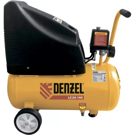 Компрессор воздушный безмасляный поршневой прямой привод DENZEL LC 24-195 58072 купить в Уфе
