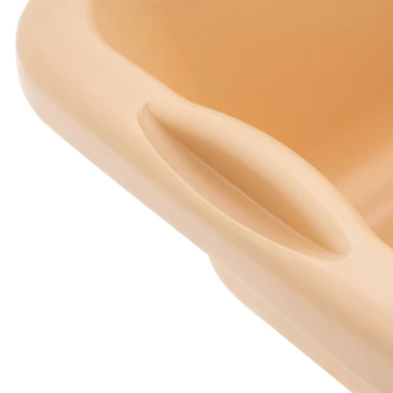 Таз пластмассовый прямоугольный 25 л, бежевый, Home Palisad 929925 купить в Уфе