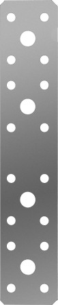 ЗУБР КП-2.0, 180 x 35 x 2 мм, цинк, крепежная пластина (310236-180-35) купить в Уфе