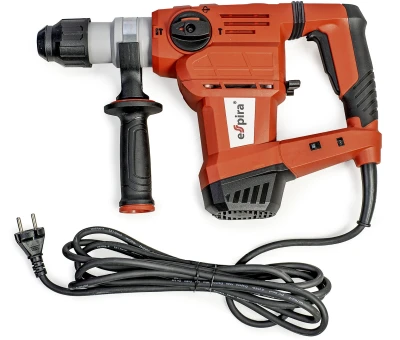 Перфоратор ESPIRA RHI-P3203 (sds plus, 220–240В/50Гц, мощн.1500Вт, ск. хол хода 950 об/м, эн.уд .4,0 Дж, 5.6 кг), 400452