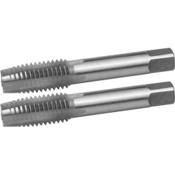 Комплект метчиков ЗУБР "МАСТЕР" ручных для нарезания метрической резьбы, М12 x 1,75, 2шт 4-28006-12-1.75-H2