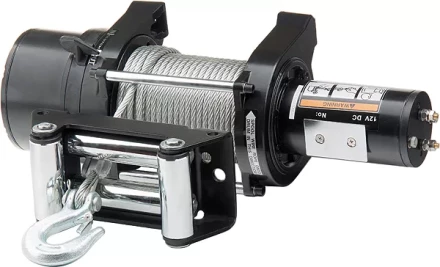 Лебедка автомобильная электрическая 4.5 т 12 В  DENZEL 520505 купить в Уфе