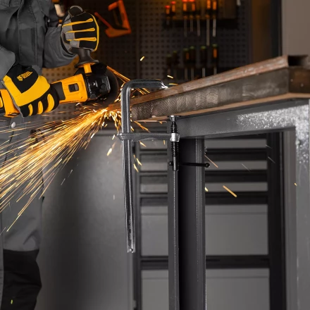 Струбцина Denzel F-образная, 100x300мм, кованая 20470 купить в Уфе