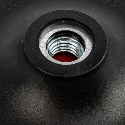 Насадка для дрели и УШМ с липучкой, 125 мм, с адаптером c М14 на d8 Сибртех 76235 купить в Уфе