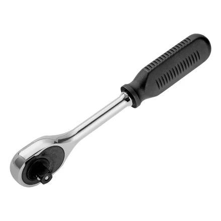 Ключ-трещотка 1/2&quot;, 45 зубьев, с быстрым сбросом, CrV, хром// Сибртех 14004 купить в Уфе