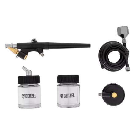 Аэрограф с нижним бачком Denzel AB2, 0,8 мм, 22 мл, 11 л/мин 57311 купить в Уфе