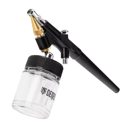 Аэрограф с нижним бачком Denzel AB2, 0,8 мм, 22 мл, 11 л/мин 57311 купить в Уфе