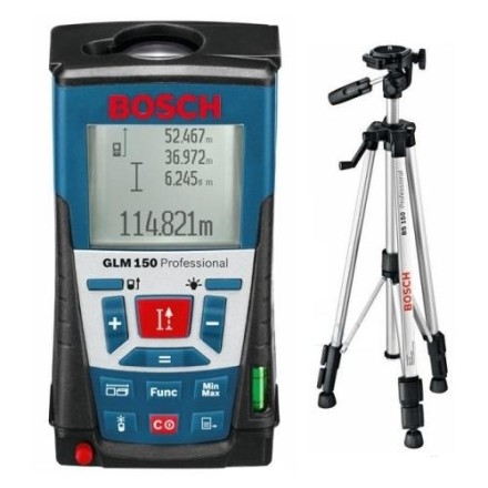 Лазерный дальномер Bosch GLM 250 + штатив BS 150 купить в Уфе