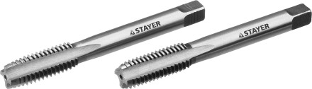 Комплект метчиков STAYER &quot;MASTER&quot;, сталь 9ХС, М12х1,5, 2 шт 28025-12-1.5-H2 купить в Уфе
