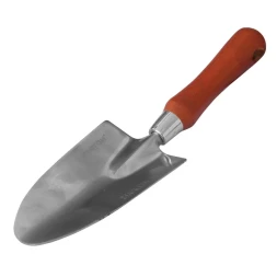 Совок садовый из нержавеющей стали с деревянной рукояткой 320мм Кратон 5 10 05 001