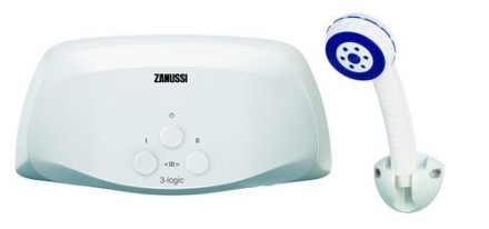 Водонагреватель проточный ZANUSSI 3-logic 3.5 S душ купить в Уфе