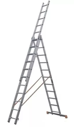 Лестница 3-х секционная алюминиевая 3*11 1013308 купить в Уфе