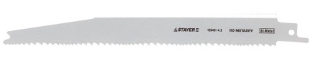 Полотно STAYER &quot;PROFI&quot; S345XF к саб эл.ножов Bi-Met,дер с гвозд,лист мет,Al проф 3-18мм,пласт,стеклопл,200/2,1-4,3мм 159451-4.3 купить в Уфе