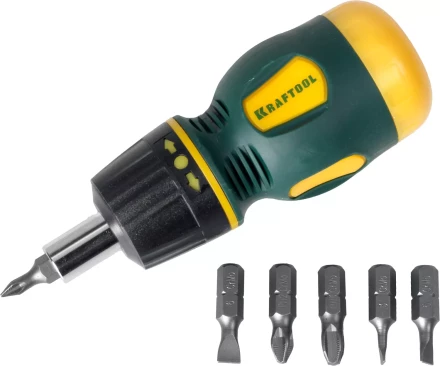 Отвертка реверсивная с битами 26190-H7 купить в Уфе