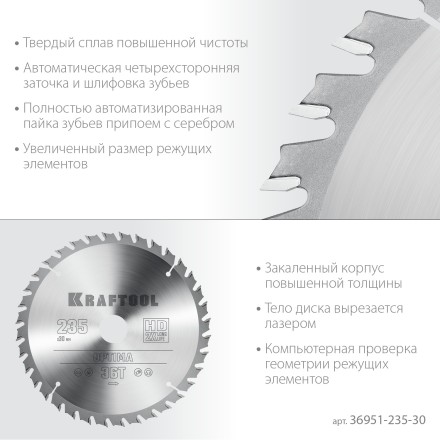 Диск пильный OPTIMA, повышенный ресурс 36951-235-30 купить в Уфе