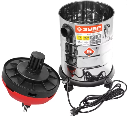 Пылесос строительный М3 ПУ-30-1400 М3 серия МАСТЕР купить в Уфе