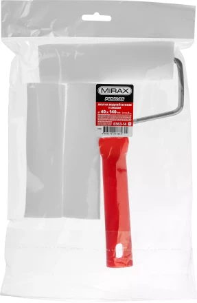 Валик &quot;ПОРОЛОН&quot; в наборе: 3 шубки + ручка, 140 мм, d=40 мм, MIRAX 0363-14_z01 купить в Уфе