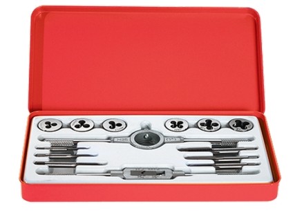 Набор метчиков и плашек М3 - М10 14 предметов MATRIX MASTER 77345 купить в Уфе