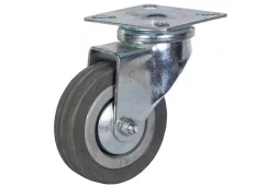 Аппаратное поворотное колесо HITCH 120*26 резина серая SCg55 (SZ084835)