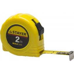 Рулетка STAYER &quot;МASTER&quot; &quot;MaxTape&quot;, пластиковый корпус, 2м/16мм 34014-02-16