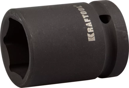 Торцовая головка KRAFTOOL &quot;INDUSTRIE QUALITAT&quot; ударная (3/4&quot;), FLANK, Cr-Mo, фосфатированная, 24 мм 27945-24_z01 купить в Уфе