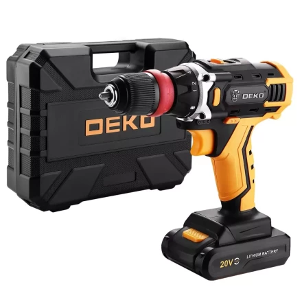 Дрель аккумуляторная DEKO DKCD20FU-Li SET3, 063-4177, со съемным патроном купить в Уфе