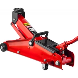 Домкрат гидравлический подкатной "RED FORCE", 3т, 135-400мм, STAYER 43154-3 43154-3