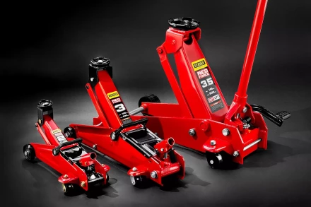 Домкрат гидравлический подкатной &quot;RED FORCE&quot;, 3т, 135-400мм, STAYER 43154-3 43154-3 купить в Уфе