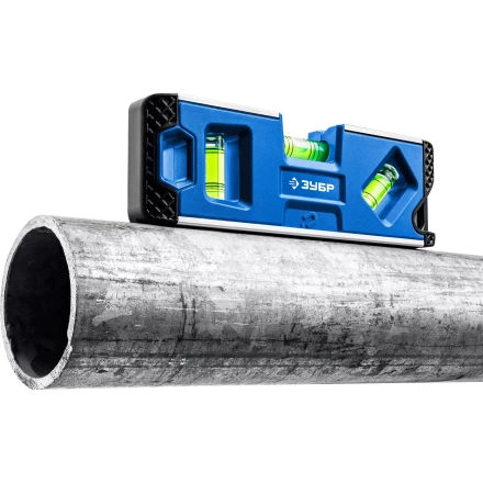 ЗУБР КОМПАКТ 3М, 150 мм, Т-образный усиленный профиль, магнитный компактный уровень, Профессионал (34552) купить в Уфе