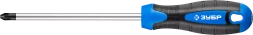 Отвертка ЗУБР "МАСТЕР", хром-ванадиевая сталь, эргономичная двухкомпонентная рукоятка, PH № 2-150мм 25232-2-15