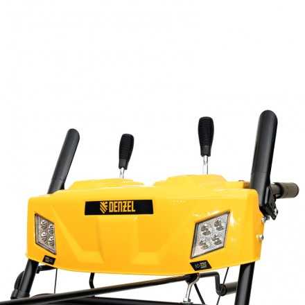 Бензиновая снегоуборочная машина SBM 610S PRO, 212 cc, электростартер, фара, обогрев Denzel 97654 купить в Уфе