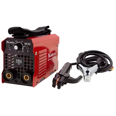 Инверторный аппарат дуговой сварки MMA-220S, 220 А, ПВ60%, диаметр электрода 1,6-5 мм MTX 94392 купить в Уфе