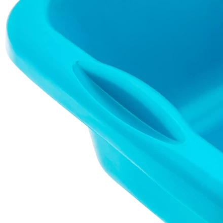 Таз пластмассовый прямоугольный 25 л, бирюзовый, Home Palisad 929935 купить в Уфе