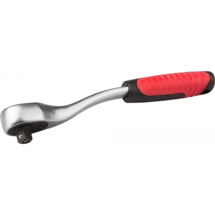 Трещотка для торцовых головок ЗУБР &quot;ЭКСПЕРТ&quot; (3/8&quot;), Cr-V, 72 зубца, хроматированное покрытие, быстрый сброс 27730-3/8 купить в Уфе