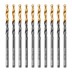 Сверло по металлу, 3,8 мм, HSS-Tin, Golden Tip, 10 шт. Denzel 717208 купить в Уфе
