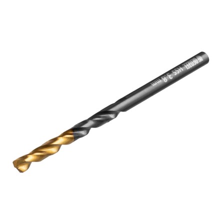 Сверло по металлу, 3,8 мм, HSS-Tin, Golden Tip, 10 шт. Denzel 717208 купить в Уфе