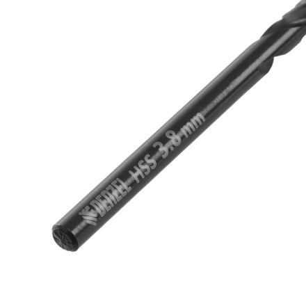 Сверло по металлу, 3,8 мм, HSS-Tin, Golden Tip, 10 шт. Denzel 717208 купить в Уфе