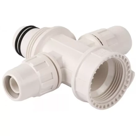 Коллектор ЗУБР "ШиреФит" сборный крестовой "внутренняя резьба - штуцер с гайкой - штуцер с гайкой", 26мм х 16мм 51518-26-16-26 купить в Уфе