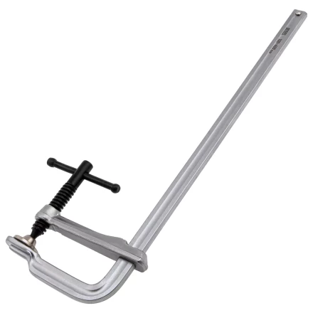 Струбцина F-образная Denzel 20471, 100x400мм, кованая купить в Уфе