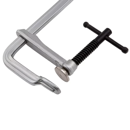 Струбцина F-образная Denzel 20471, 100x400мм, кованая купить в Уфе