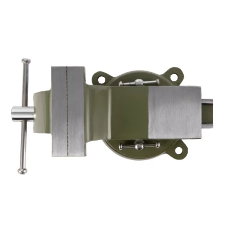 Тиски слесарные Сибртех 18618, 100 мм, стальные, поворотные купить в Уфе