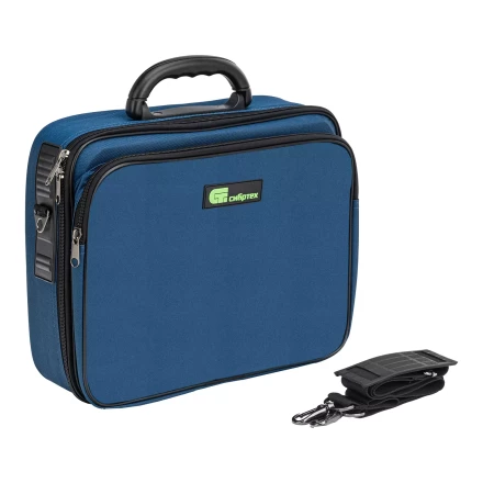 Кейс монтера Сибртех 90236, 365х300х110 мм, 10 карманов, наплечный ремень купить в Уфе