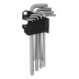 Набор ключей имбусовых Torx-Tempered, TT10-50, CrV, 9 шт., удлиненные Сибртех 123717 купить в Уфе