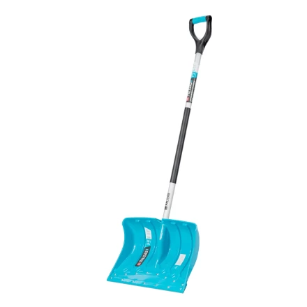 Лопата-скрепер для уборки снега Palisad 61797, полипропилен, 460х320х1300 мм, алюминиевый черенок, ПВХ, LUXE купить в Уфе