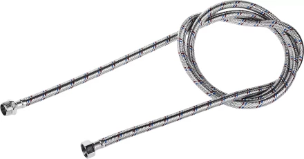 Подводка гибкая ЗУБР для воды, оплетка из нержавеющей стали, г/ш 1/2&quot; - 1,8м 51005-G/S-180 купить в Уфе