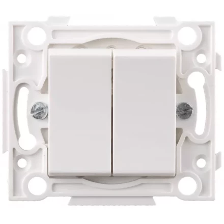 Выключатель СВЕТОЗАР двойной SV-55230-2 купить в Уфе